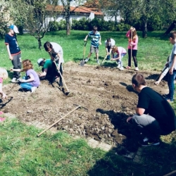 Práce na zahradě